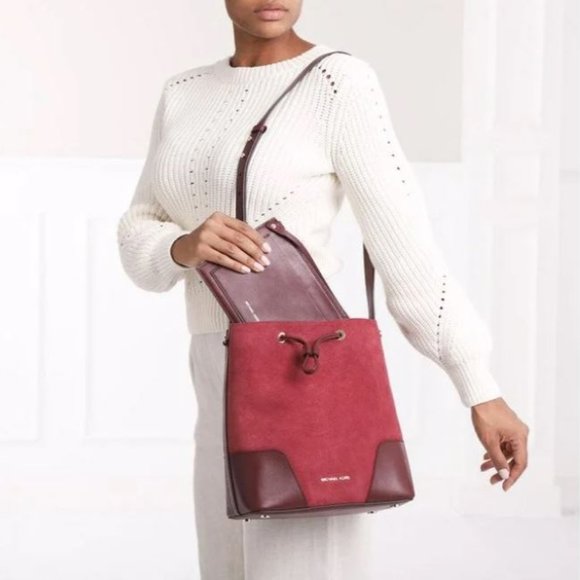 NWT Michael Kors Cary Suede and Leather - Picture 3 of 11